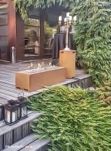 Galio Corten Planika palenisko na tarasie